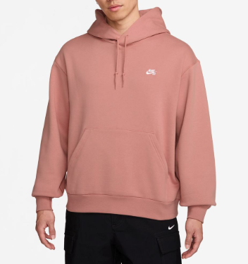 Nike SB Essential Hooded Sweater - Red Stardust/White