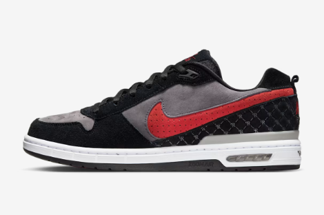 Nike SB Paul Rodriguez Zoom Air Low Shoe - Black/Varsity Red/Flint Grey