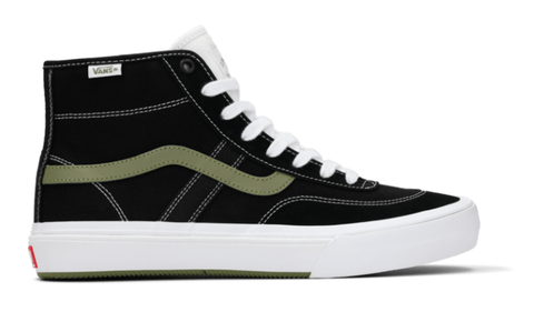 Vans Skate Crockett High Shoe - Black/Green