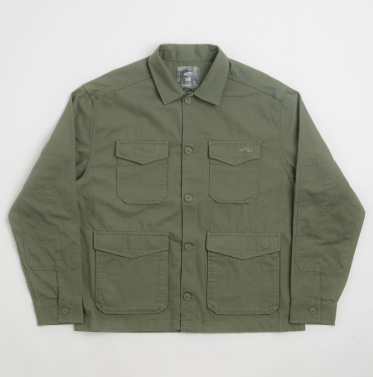 Vans Skate Atiba Haze Military Overshirt - Pine