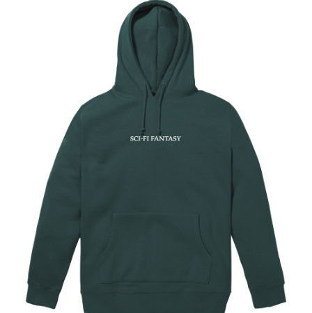Sci-Fi Fantasy Logo Hooded Sweater - Indigo