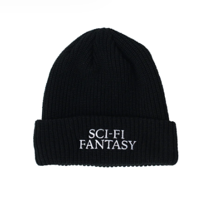 Sci-Fi Fantasy Logo Logo Beanie - Black
