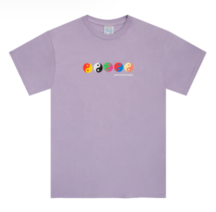 Sci-Fi Fantasy Yin Yang T-Shirt - Lilac