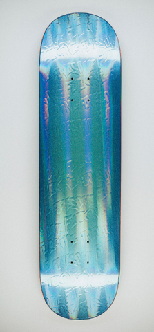 Fucking Awsome Embossed Deck - Gamma Ray Blue