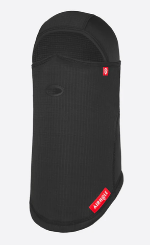 Airhole Balaclava Full Hinge Waffle Fleece - Black