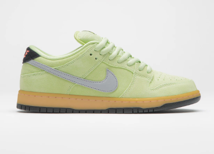 Nike SB Dunk Low Pro PRM Shoe - Liquid Lime/Wolf Grey/Black