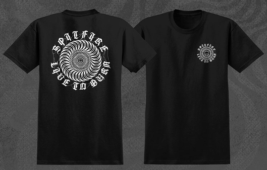 Spitfire Web Classic T-Shirt - Black