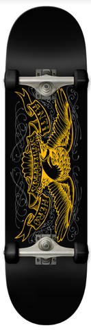 Anti Hero Pinstripe Eagle Complete - Black