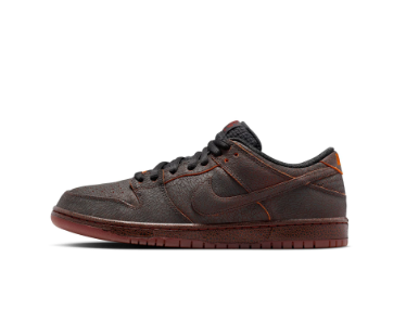 Nike SB Dunk Low Pro PRM Shoe - Dark Smoke Grey/Campfire Orange (Krampus)