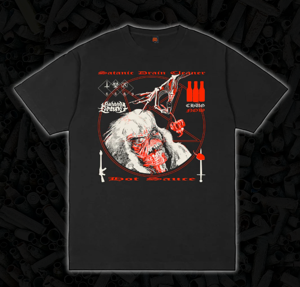 Satan's Drano Tweaker Eddie T-Shirt - Black