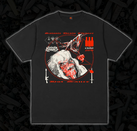 Satan's Drano Tweaker Eddie T-Shirt - Black