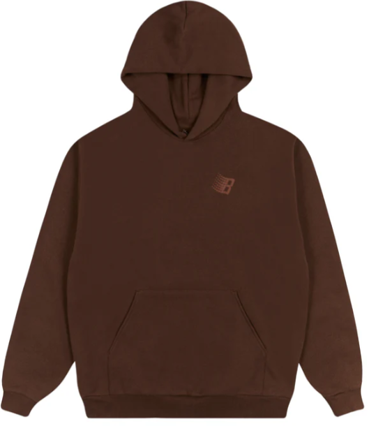 Bronze 56k Puff Print Hooded Sweater - Brown
