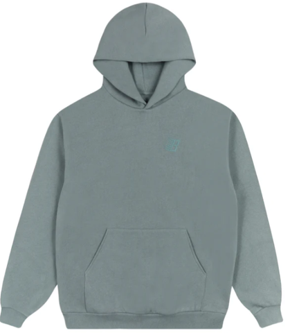 Bronze 56k Puff Print Hooded Sweater - Blue