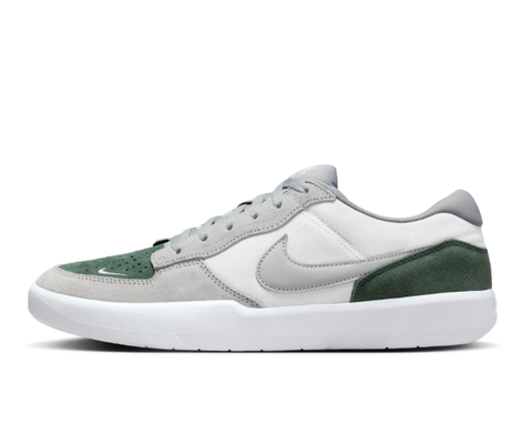 Nike SB Force 58 Shoe - White/Silver/Fir Green