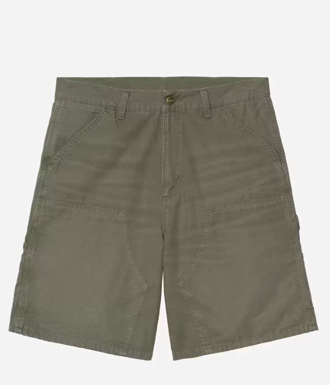 Carhartt WIP Double Knee Short - Leaf Stone Canvas