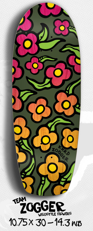 Krooked Team Zogger Wildstyle Flowers Deck