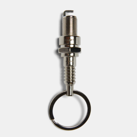 Huf Spark It Up Keychain - Silver