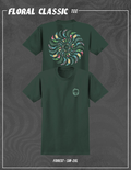 Spitfire Floral Classic Swirl T-Shirt - Forest
