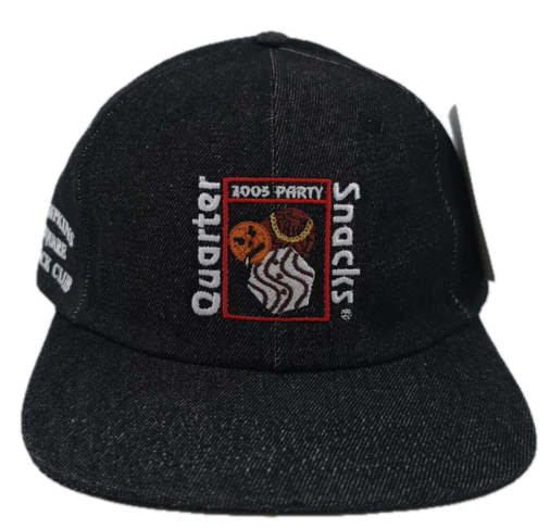 Quarter Snacks Party Cap - Black Denim
