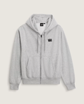 Vans Stretch Logo Zip-Up Hooded Sweater - Cement Heather