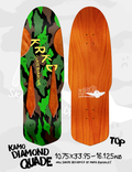 Krooked Kamo Diamond Quad Deck