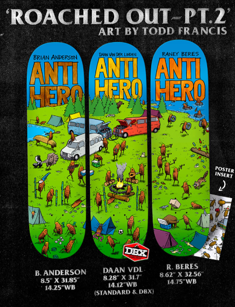 Anti Hero Roached Out Deck