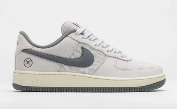 Nike SB Air Force 1 QS Shoe - White/Iron Grey/Coconut Milk (Yuto)