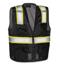 Studio Star Can Hi-Vis Vest - Black/Silver