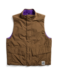 Burton Zeb Reversible Insulated Vest - Earth Ship Brown
