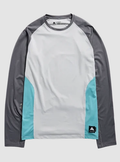 Burton Synthetic Midweight Base Layer Crew - Gray Cloud/Gotham Gray