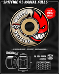 Spitfire F4 93D Radial Full Wheels - Natural