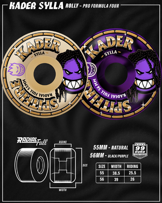 Spitfire F4 99D Kader Rolly Radial Full Wheels