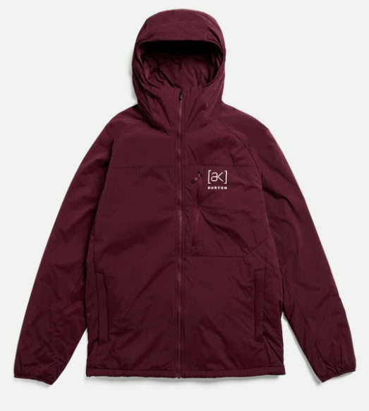 Burton AK Helium Hooded Insulated Jacket - Rum Rasin
