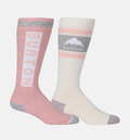 Burton WMNS Weekend Midweight 2-Pack Sock - Stout White