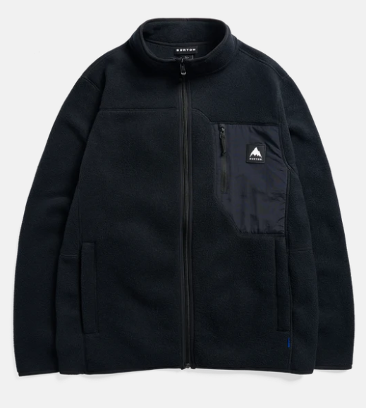Burton Cinder Full-Zip Fleece - True Black