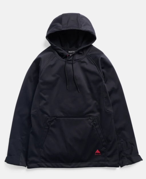 Burton Crown Weatherproof Hooded Sweater - True Black/Heat
