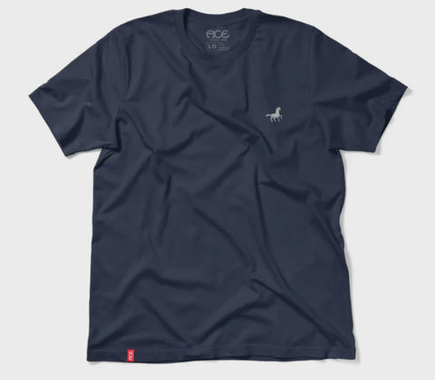 Ace Spanky Embroidered T-Shirt - Navy