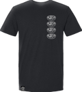 Pro Skates Chest Proval T-Shirt - Black/Cool Grey