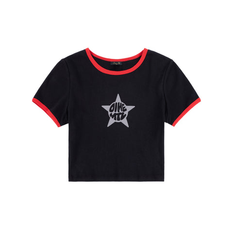 Dime Star Baby T-Shirt - Black