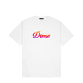 Dime Cursive Cloud T-Shirt - White
