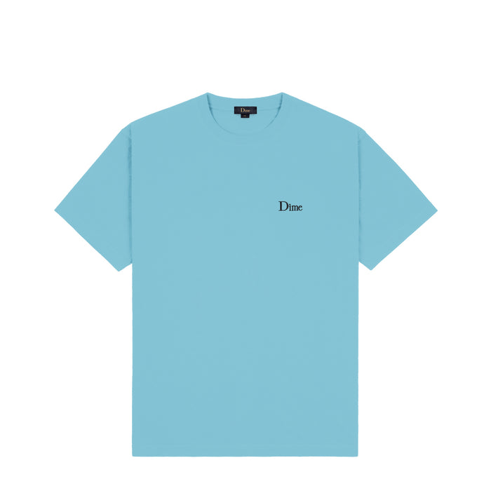 Dime Classic Small Logo T-Shirt - Ocean Blue