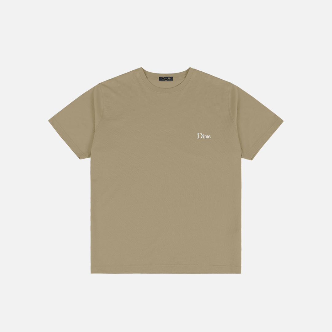 Dime Classic Small Logo T-Shirt - Military Olive