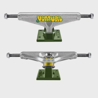 Venture Throw Team Edition Trucks - Polished/Dark Green