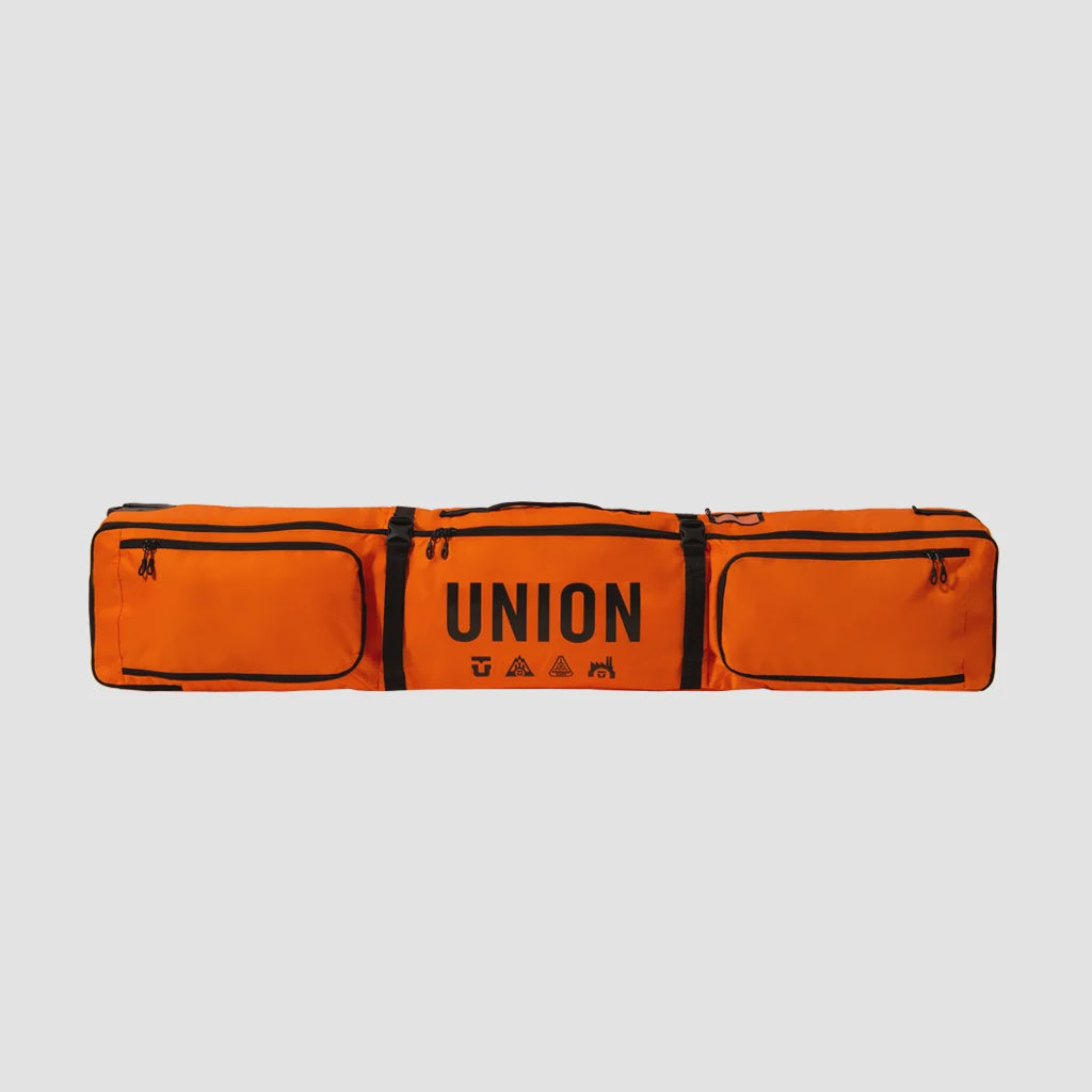 Union Wheeled Snowboard Bag - Union Orange