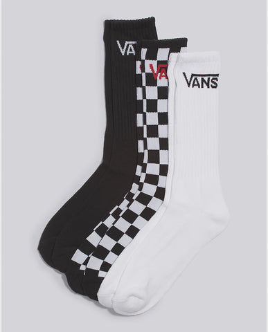 Vans - Youth - Classic Crew Sock - Multi 3 pack