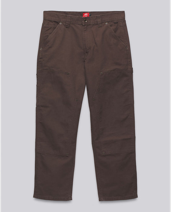 Vans Skate Drill Chore Ave Loose Carpenter Pant - Chocolate Brown