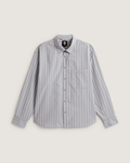 Vans x Rowan Stripe Woven L/S Shirt - Light Grey