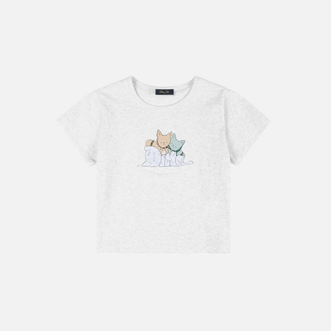 Dime Fluff T-Shirt - Ash