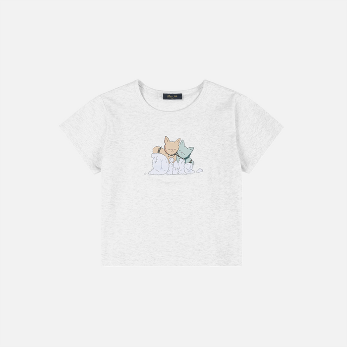 Dime Fluff T-Shirt - Ash