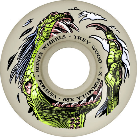 Bones Wood Dino-Sortas X F 99A V5 Sidecut Wheels